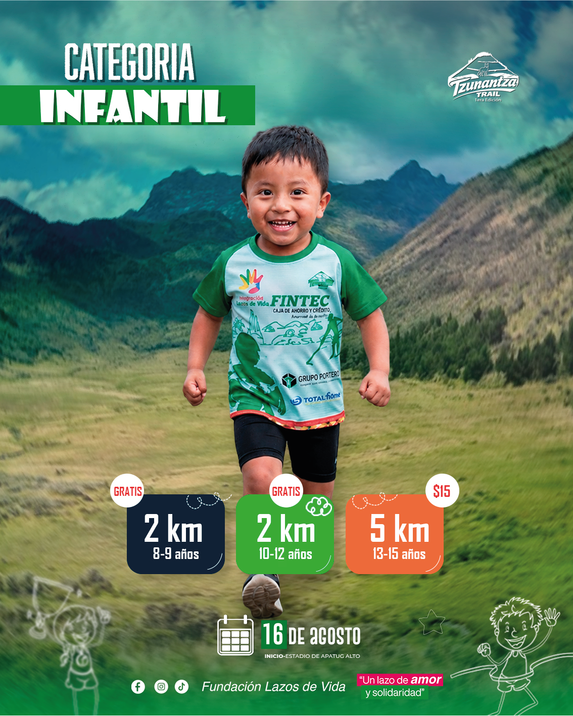 Categoría Infantil Tzunantza Trail 2026