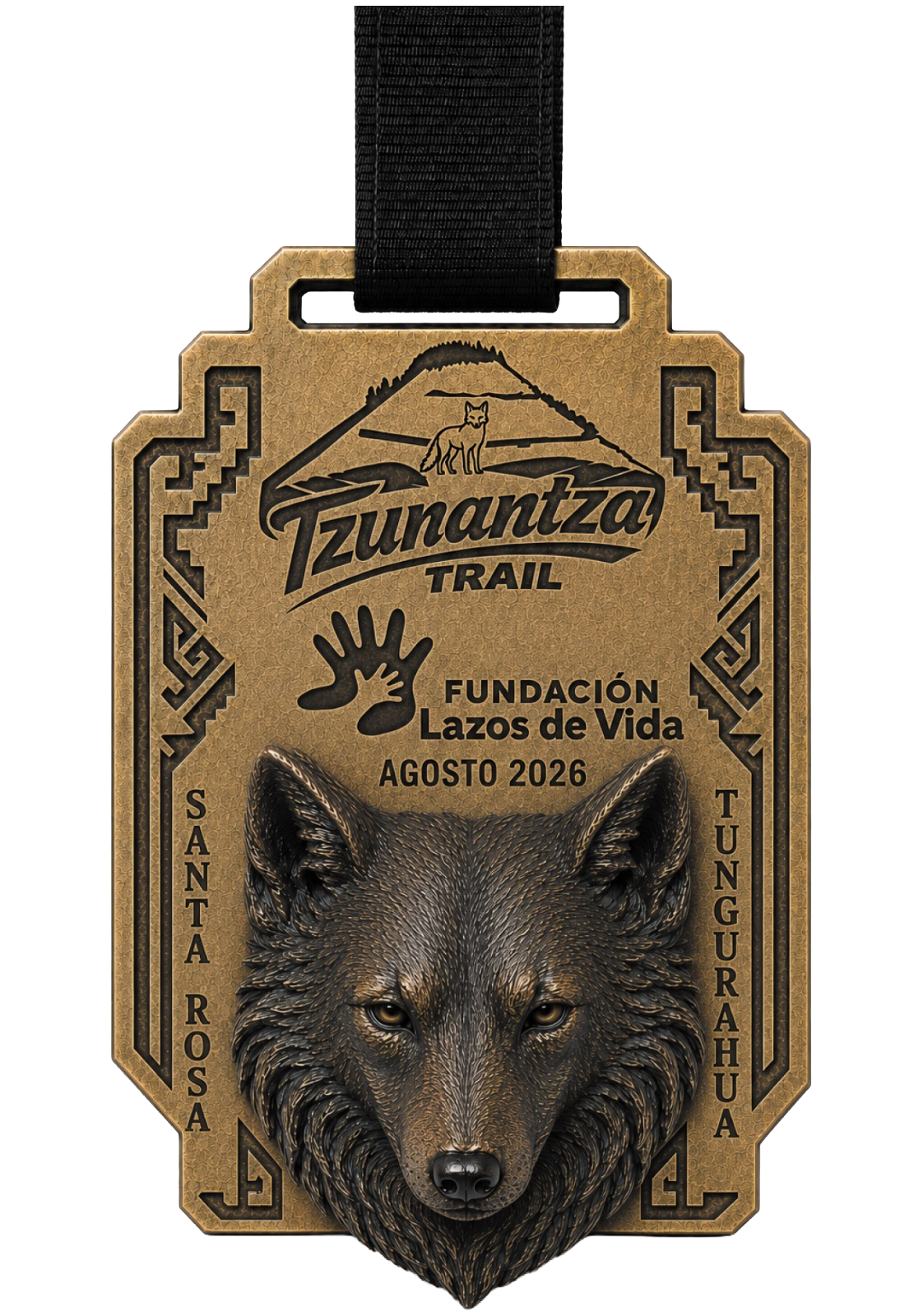 Medalla oficial Tzunantza Trail 2026